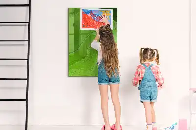 Magnetická popisovacia tabuľa s motívom abstrakcie vĺn