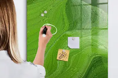 Magnetická popisovacia tabuľa s motívom abstrakcie vĺn