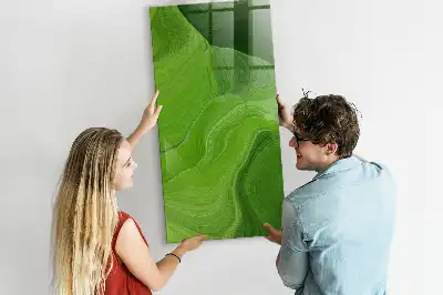 Magnetická popisovacia tabuľa s motívom abstrakcie vĺn