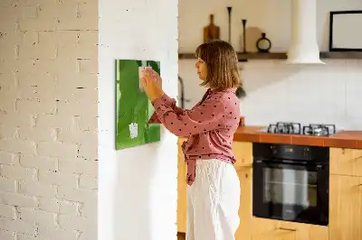 Magnetická popisovacia tabuľa s motívom abstrakcie vĺn