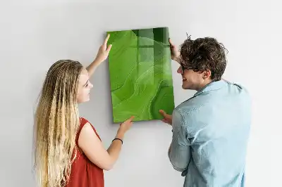 Magnetická popisovacia tabuľa s motívom abstrakcie vĺn