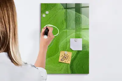 Magnetická popisovacia tabuľa s motívom abstrakcie vĺn