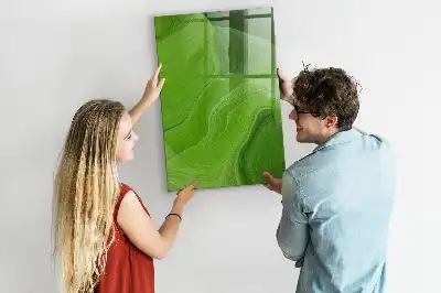 Magnetická popisovacia tabuľa s motívom abstrakcie vĺn