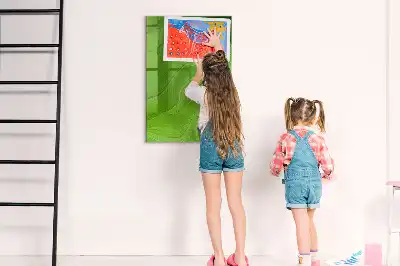 Magnetická popisovacia tabuľa s motívom abstrakcie vĺn