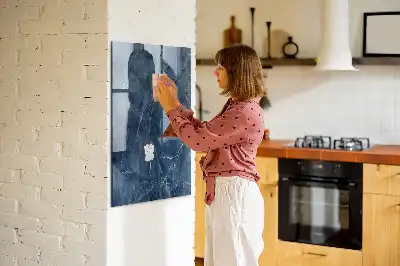 Magnetická tabuľa na kreslenie dekoratívny mramorový vzor