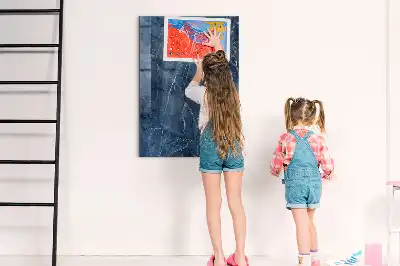 Magnetická tabuľa na kreslenie dekoratívny mramorový vzor