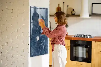 Magnetická tabuľa na kreslenie dekoratívny mramorový vzor