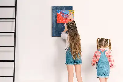 Magnetická tabuľa na kreslenie dekoratívny mramorový vzor