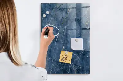 Magnetická tabuľa na kreslenie dekoratívny mramorový vzor