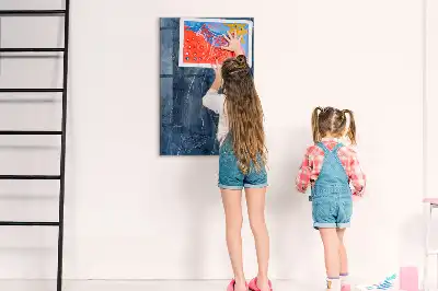 Magnetická tabuľa na kreslenie dekoratívny mramorový vzor
