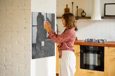 Magnetická popisovacia tabuľa s motívom textúry horniny