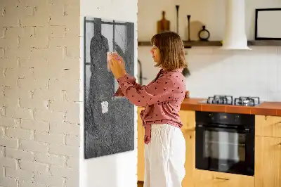 Magnetická popisovacia tabuľa s motívom textúry horniny