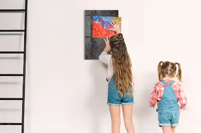 Magnetická popisovacia tabuľa s motívom textúry horniny
