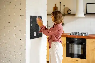 Magnetická tabuľa na kreslenie tmavý vzor