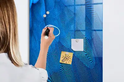 Magnetická popisovacia tabuľa v dizajne vtáčieho peria