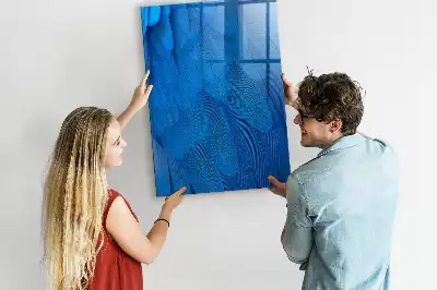 Magnetická popisovacia tabuľa v dizajne vtáčieho peria