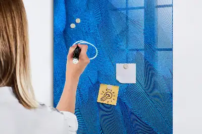 Magnetická popisovacia tabuľa v dizajne vtáčieho peria