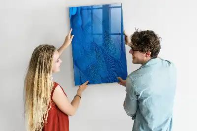 Magnetická popisovacia tabuľa v dizajne vtáčieho peria