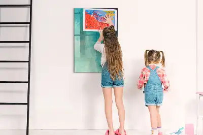 Magnetická tabuľa na kreslenie morská abstrakcia