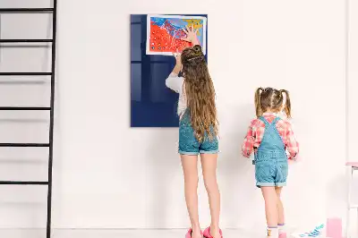 Magnetická tabuľa na kreslenie tmavomodrá