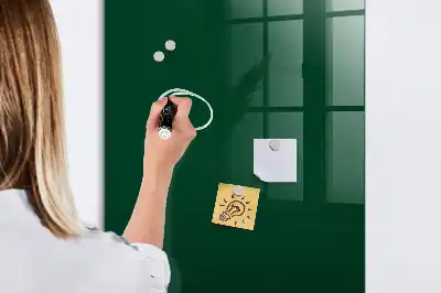 Magnetická popisovacia tabuľa fľaškovozelená