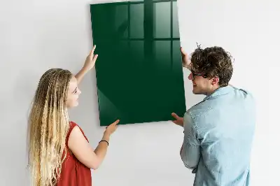 Magnetická popisovacia tabuľa fľaškovozelená