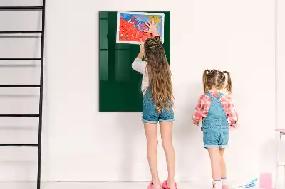 Magnetická popisovacia tabuľa fľaškovozelená