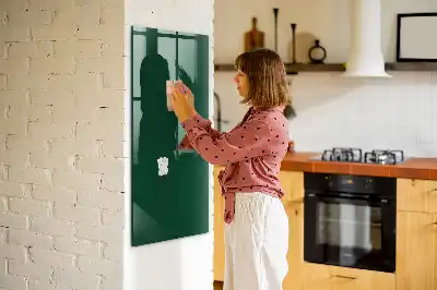 Magnetická popisovacia tabuľa fľaškovozelená
