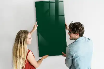 Magnetická popisovacia tabuľa fľaškovozelená