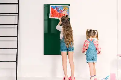 Magnetická popisovacia tabuľa fľaškovozelená