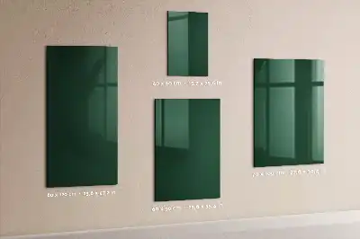 Magnetická popisovacia tabuľa fľaškovozelená