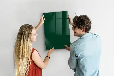 Magnetická popisovacia tabuľa fľaškovozelená
