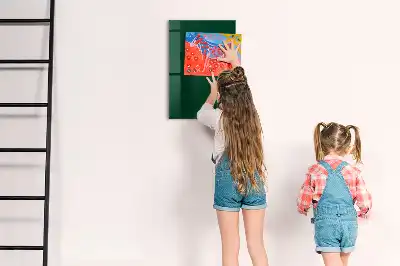 Magnetická popisovacia tabuľa fľaškovozelená