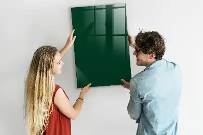 Magnetická popisovacia tabuľa fľaškovozelená