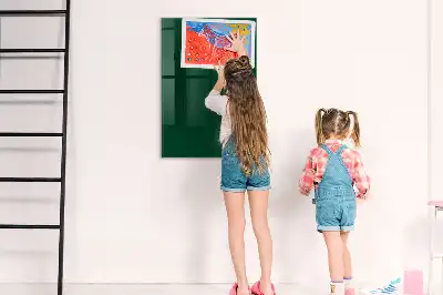 Magnetická popisovacia tabuľa fľaškovozelená