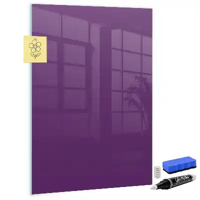 Magnetická popisovacia tabuľa fialová