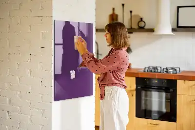 Magnetická popisovacia tabuľa fialová