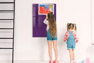 Magnetická popisovacia tabuľa fialová