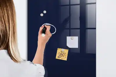 Magnetická tabuľa na kreslenie v tmavomodrej farbe