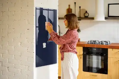 Magnetická tabuľa na kreslenie v tmavomodrej farbe