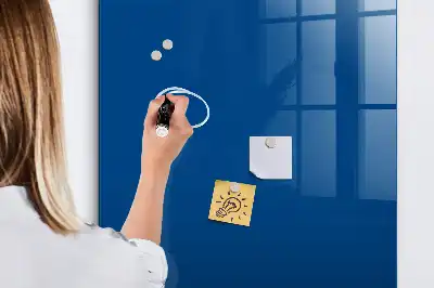 Magnetická tabuľa na kreslenie v modrej farbe