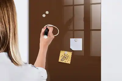 Magnetická popisovacia tabuľa v hnedej farbe