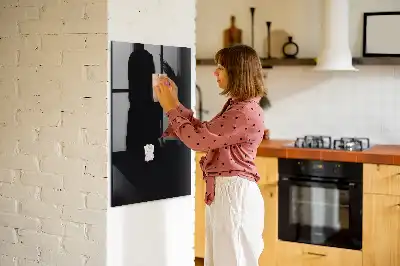 Magnetická tabuľa na kreslenie v čiernej farbe