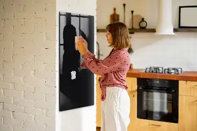 Magnetická tabuľa na kreslenie v čiernej farbe