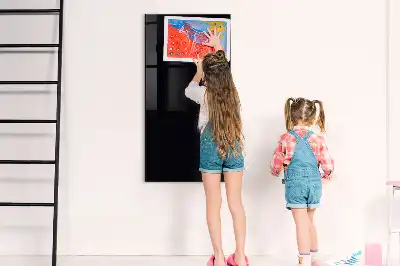 Magnetická tabuľa na kreslenie v čiernej farbe