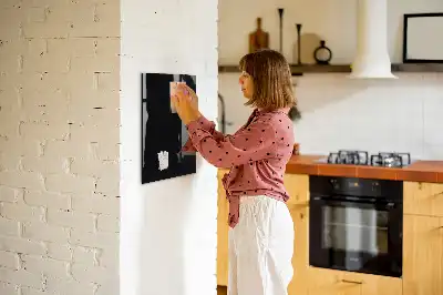 Magnetická tabuľa na kreslenie v čiernej farbe