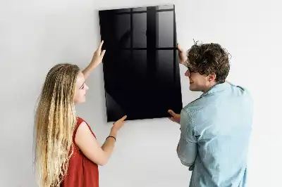 Magnetická tabuľa na kreslenie v čiernej farbe