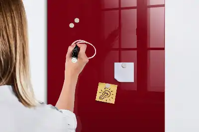 Magnetická popisovacia tabuľa bordové vyhotovenie