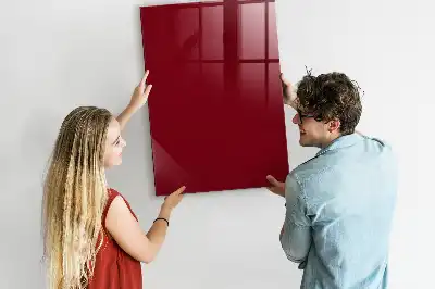 Magnetická popisovacia tabuľa bordové vyhotovenie