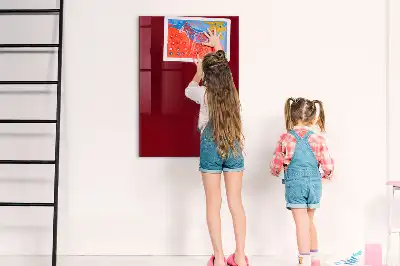 Magnetická popisovacia tabuľa bordové vyhotovenie